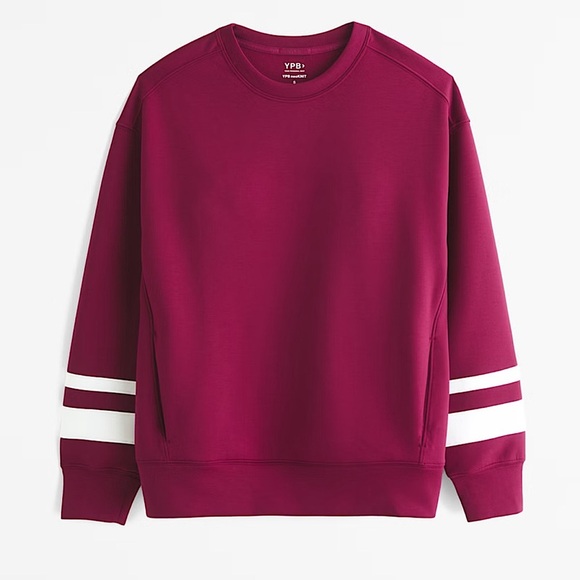 Abercrombie & Fitch Tops - Women’s Active by Abercrombie YPB neoKNIT Crew Deep Red